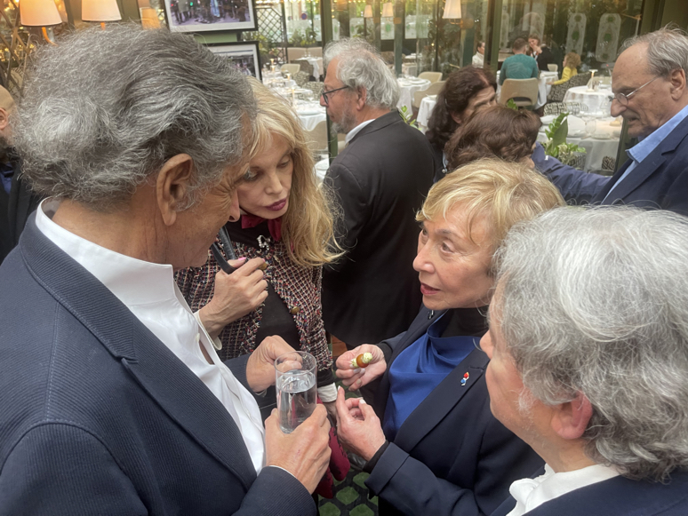 Bernard-Henri Lévy, Arielle Dombasle, Julia Kristeva, Christian de Portzamparc Bernard-Henri Lévy, Arielle Dombasle, Julia Kristeva, Christian de Portzamparc