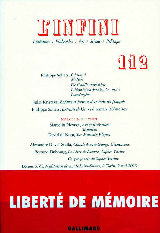 L'infini n°112