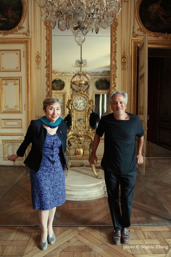 Julia Kristeva Anish Kapoor Versailles photo Sophie Zhang