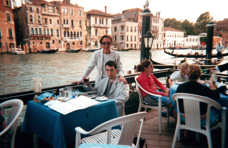 Julia Kristeva et David à Venise