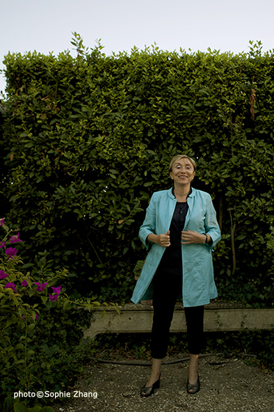 Portrait de Julia Kristeva, par Sophie Zhang (photo © Sophie Zhang)