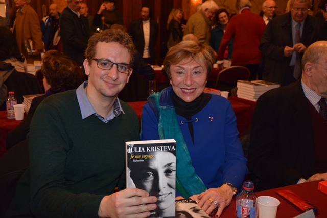 Julia Kristeva et Samuel Dock, décembre 2016