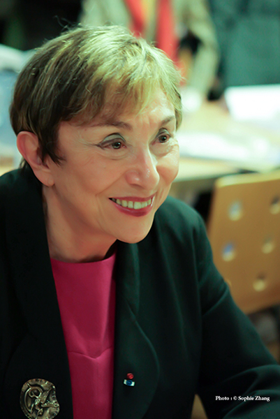 Julia Kristeva, photo Sophie Zhang 7 décembre 2013