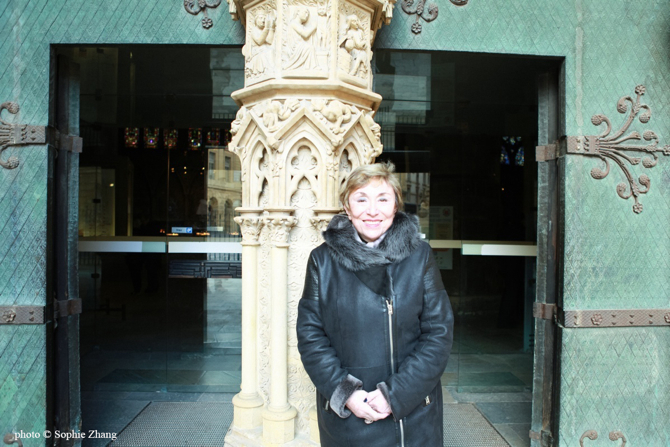   Julia Kristeva à Metz photo © Sophie Zhang 