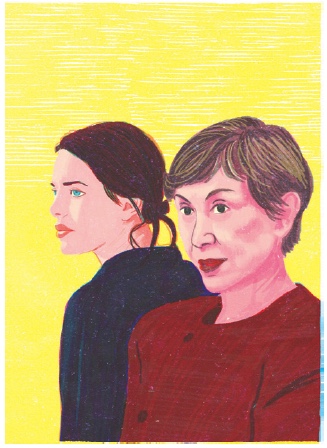 Charlotte Casiraghi et Julia Kristeva  Rencontre épistolaire  Epistolary encounter  Air France Magazine, mai 2016